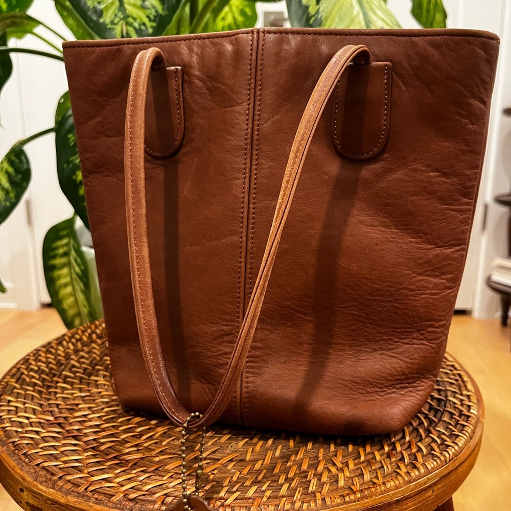 Coach vintage leather purse tan
